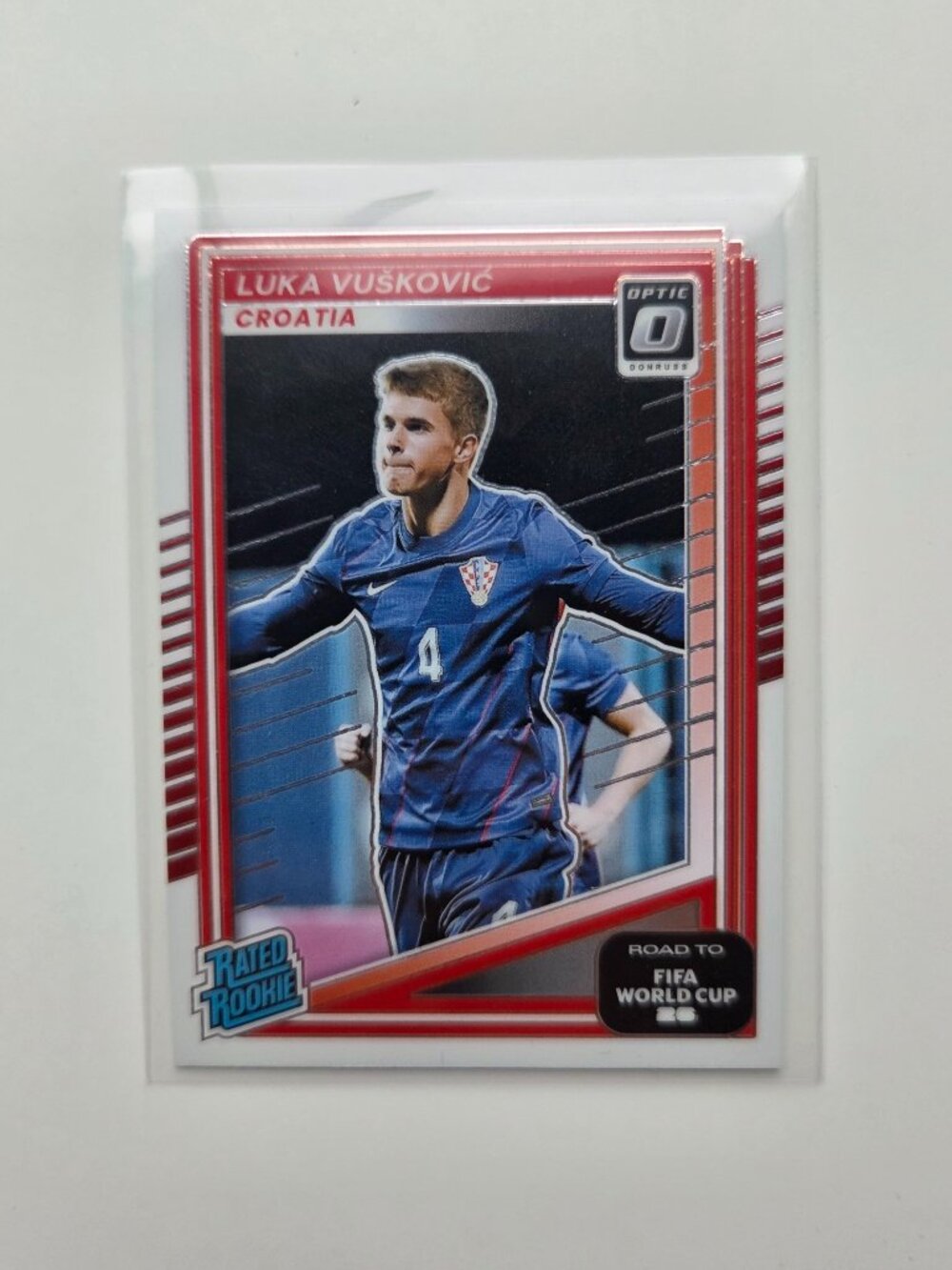 Luka Vuskovic Rated Rookie #215 Donruss Optic Croatia Soccer Card